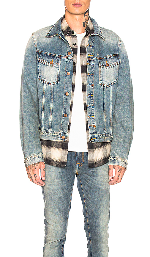 nudie billy shimmering indigo