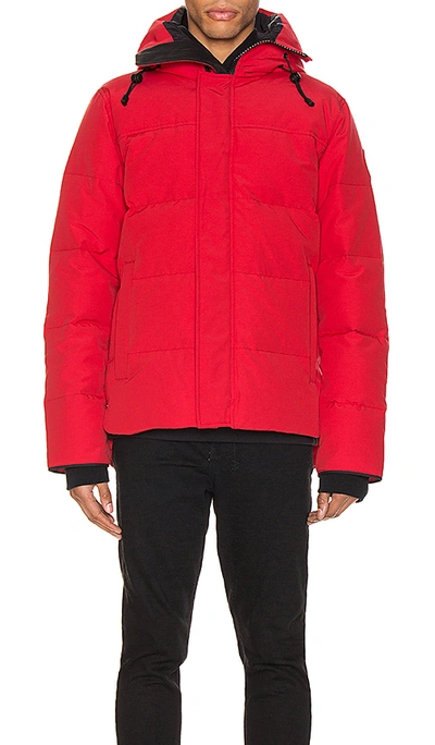 Canada Goose Macmillan Padded Jacket In Red | ModeSens