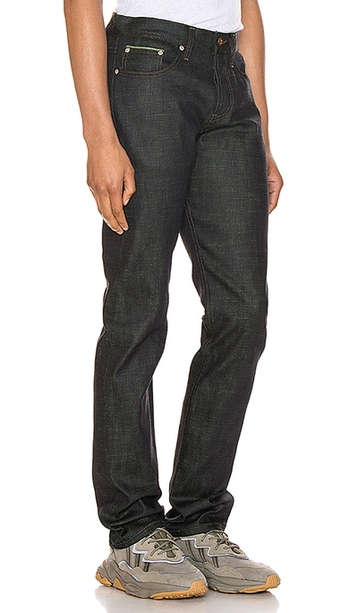 Shop Naked And Famous Weird Guy Jeans In Cell Perfect Selvedge