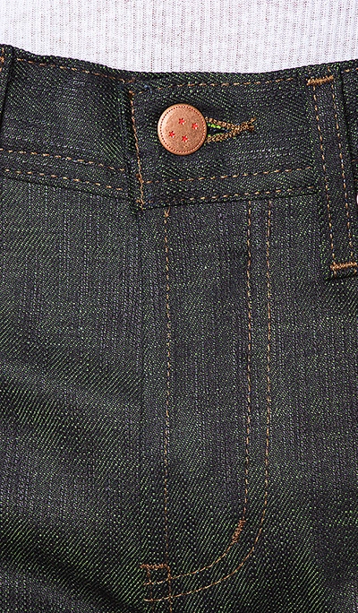 Shop Naked And Famous Weird Guy Jeans In Cell Perfect Selvedge