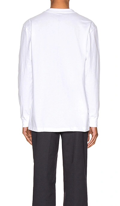 Shop Dickies Long Sleeve Heavyweight Tee In White