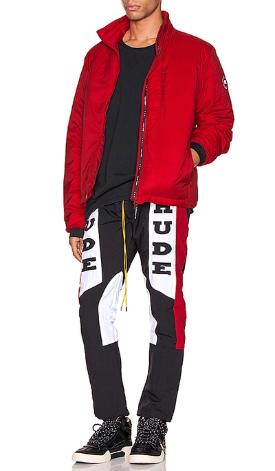 Shop Canada Goose Lodge Jacket In Red