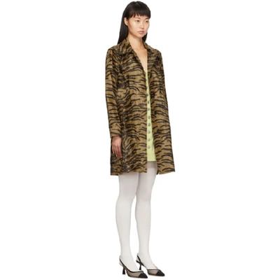 Shop Ashley Williams Brown Tiger Dolly Coat