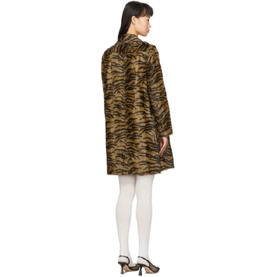 Shop Ashley Williams Brown Tiger Dolly Coat