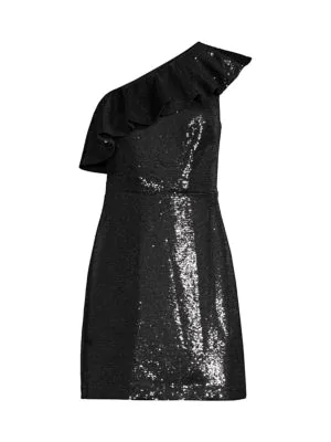 michael kors black sequin dress