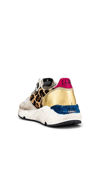 Shop Golden Goose Running Sole Sneaker In Oxy Leopard & Black