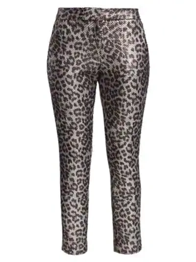 Shop Le Superbe Mercury Leopard Sequin Pants In Starwood Spot Sequin