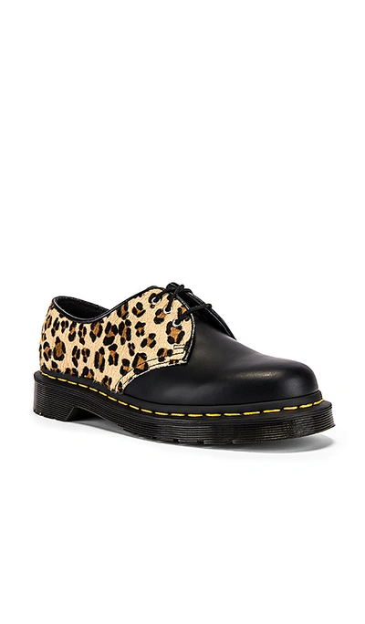 Shop Dr. Martens' 1461 Leopard Oxford In Black & Leopard