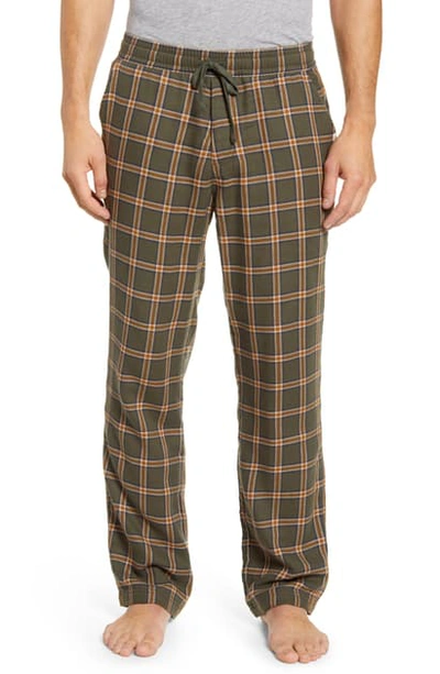 Shop Ugg Flynn Pajama Pants In Green