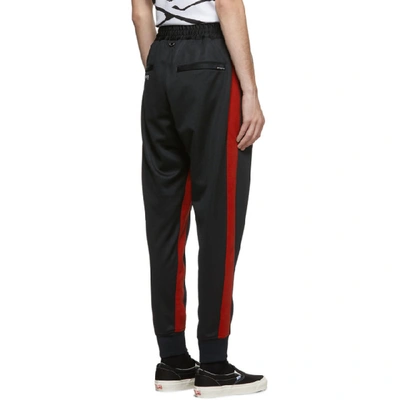 MASTERMIND WORLD 黑色 AND 红色 SIDE LINE 运动裤