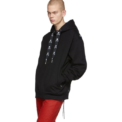 Shop Mastermind Japan Mastermind World Black Tape Hoodie In 2 Blkblktap