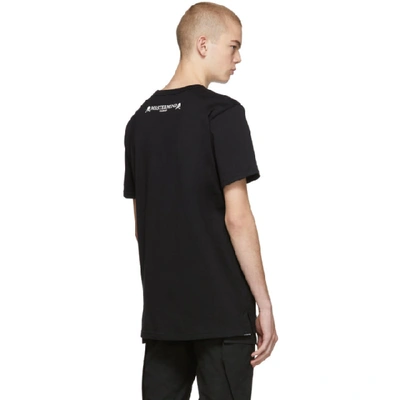 Shop Mastermind Japan Mastermind World Black Skull X T-shirt In 4 Black