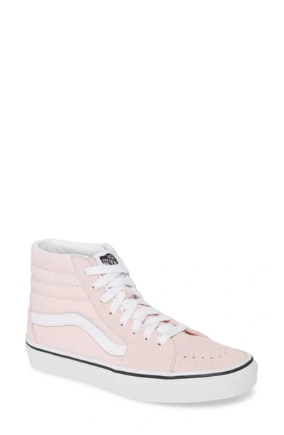 Shop Vans Sk8-hi Sneaker In Blushing/ True White