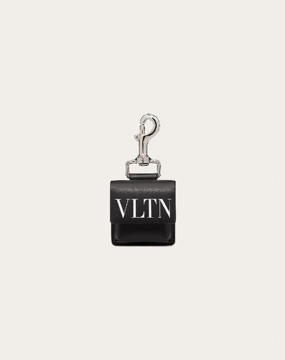 Shop Valentino Garavani Uomo Vltn Earphone Case In Black