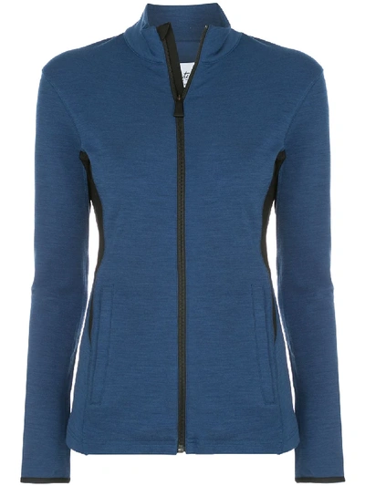 Shop Aztech Mountain Bonnie's Zipped Sweatshirt In Blue