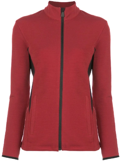 Shop Aztech Mountain Bonnie's Zipped Jacket In Red