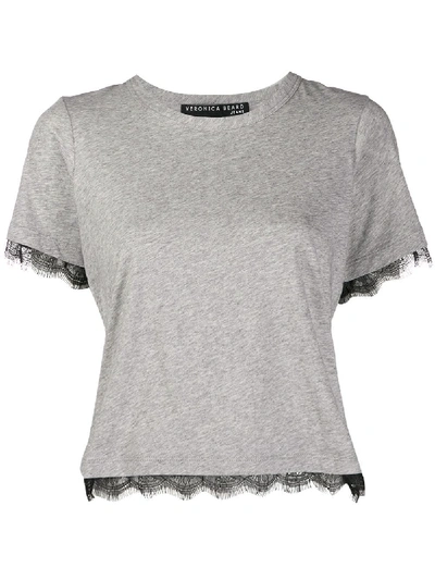Shop Veronica Beard Orsini T-shirt In Grey