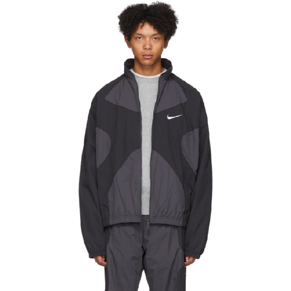nike black casual jacket