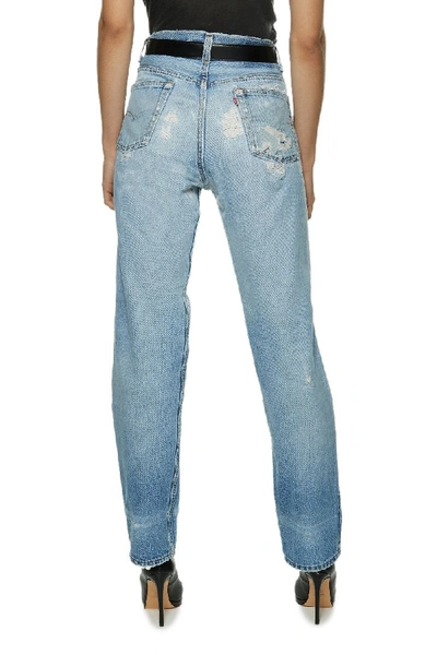 Pre-owned Levi's 501 Distressed Denim Jeans