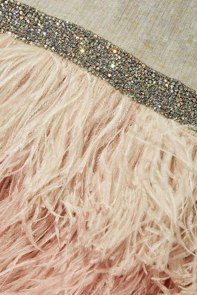 Pre-owned Gucci 2012 Marabou Sequin Dress
