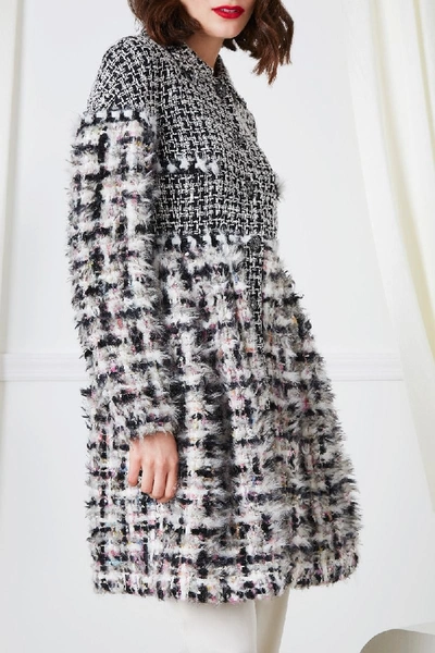 Pre-owned Chanel F/w 2010 Grey & Pink Boucle Coat