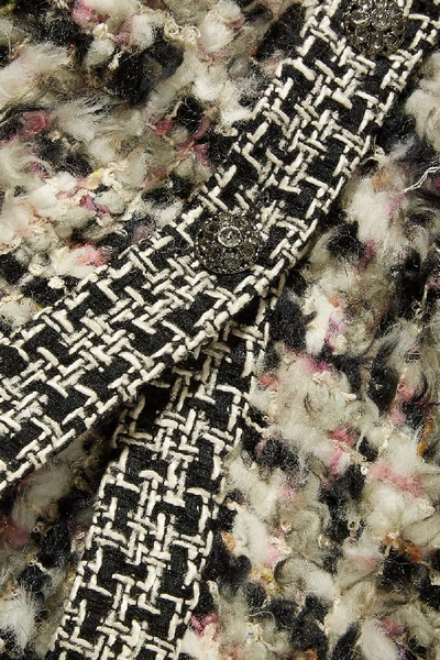 Pre-owned Chanel F/w 2010 Grey & Pink Boucle Coat