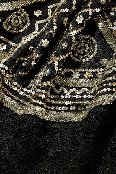 Pre-owned Dior Black Beaded Assuit Silk Dress