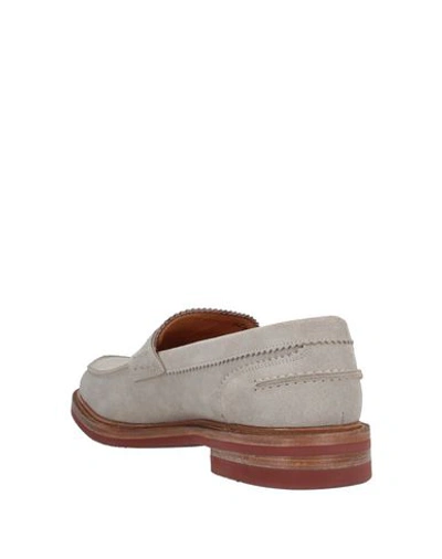 Shop Ortigni Loafers In Light Grey