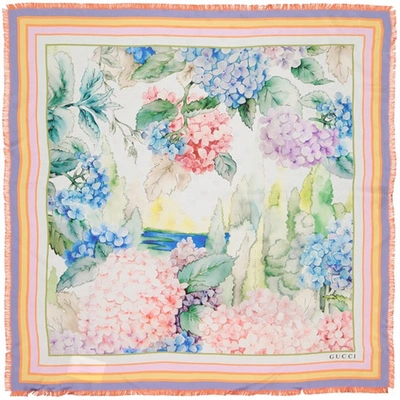 Pre-owned Gucci Multicolour Silk Scarf