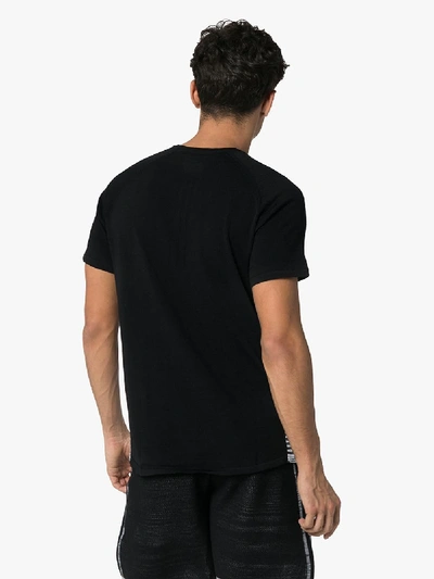 Shop Adidas Originals X Missoni Striped Panel T-shirt In Black