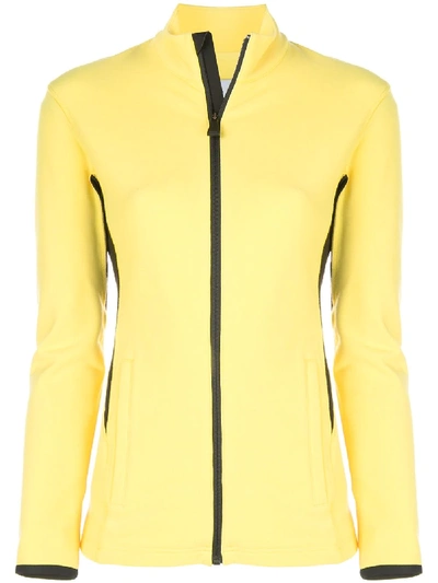 Shop Aztech Mountain Bonnie's Zipped Jacket In Yellow