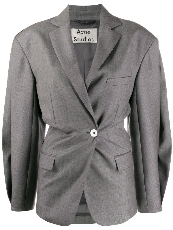 acne studios grey coat
