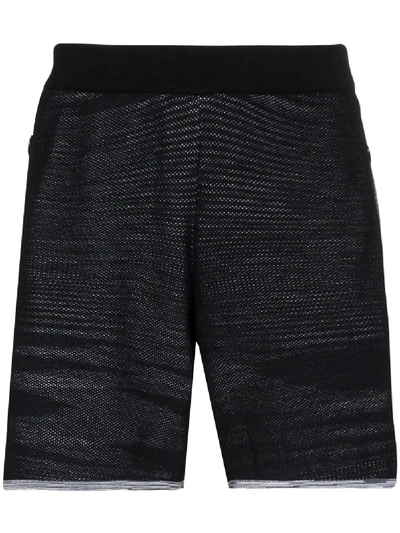 Shop Adidas Originals X Missoni Saturday Knit Track Shorts In Black