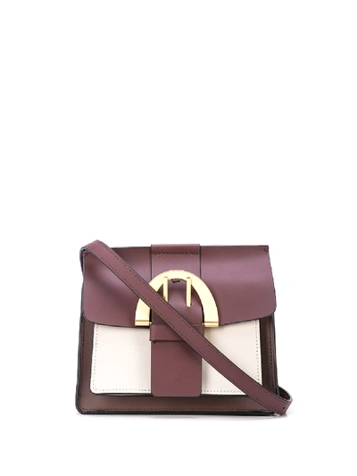 Shop Zac Zac Posen Biba Buckle Crossbody Bag In Purple