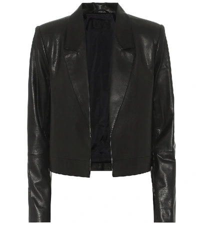 Shop Rta Wynn Leather Jacket In Black