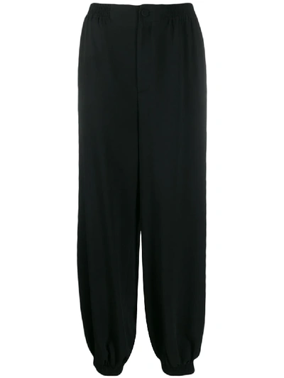 Shop Gucci Cady Harem-style Trousers In Black