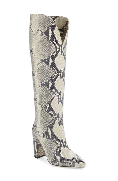 Shop Paris Texas Over The Knee Boot In Natural