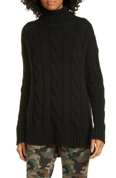 Shop Nili Lotan Brynne Cashmere Cable Sweater In Black