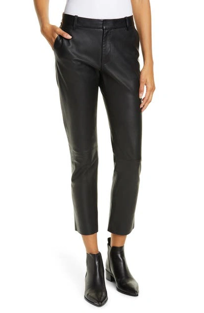 Shop Nili Lotan East Hampton Leather Pants In Black