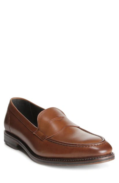 Shop Allen Edmonds Mercer Penny Loafer In Coffee Leather