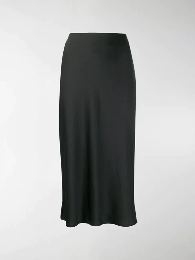 Shop Alexander Wang T Wash + Go Midi Skirt In Black