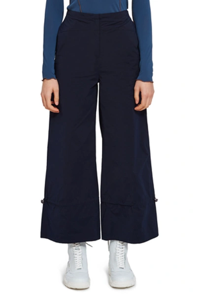 Shop Opening Ceremony Ruffle Hem Track Pant In Collegiate Navy 4102