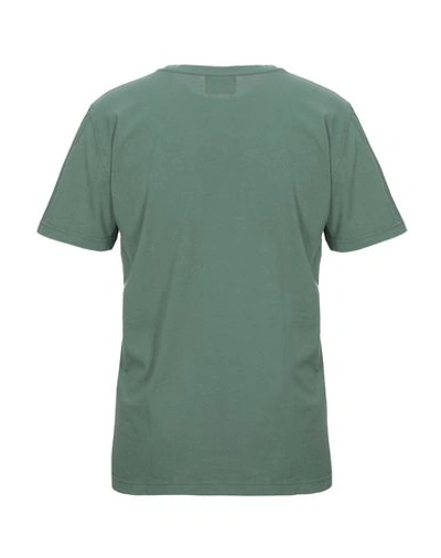Shop Drumohr Man T-shirt Green Size S Cotton