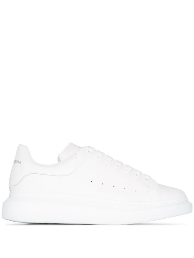 Shop Alexander Mcqueen White Oversized Sneakers In 白色