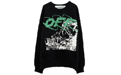 Pre-owned Off-white Ruined Factory Sweater Black/white