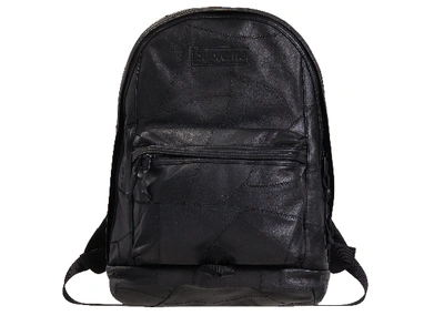 Pre-owned Supreme  Patchwork Leather Backpack Black