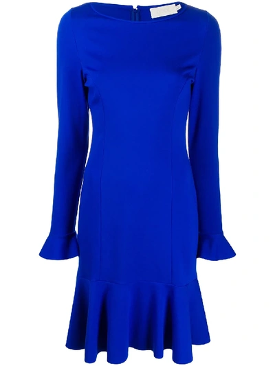 Shop Goat Jilly Tiered Style Dress In Blue