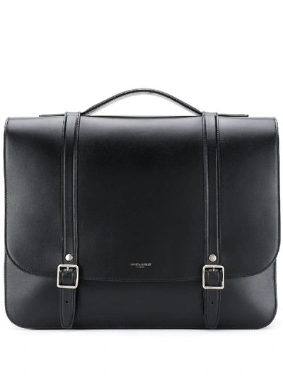 Shop Saint Laurent Schoolbag Backpack In Black