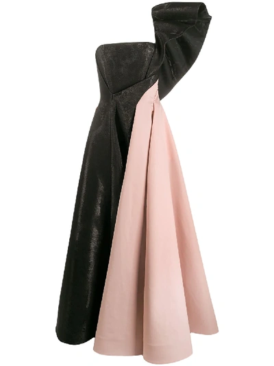 FLARED TWO-TONE GOWN
