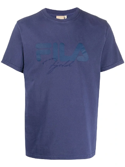 Shop Astrid Andersen X Fila Thea T-shirt In Blue